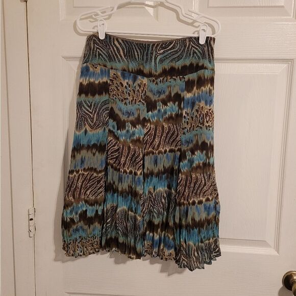 Christopher&Banks zebra and leopard print skirt - Picture 1 of 5